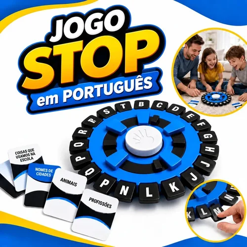 Jogo Tapple Português Relé Letras Brinquedo Educativo Pedagógico Familiar