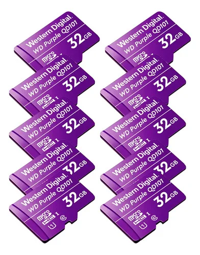Kit 10 Cartões De Memória Microsd Intelbras 32gb