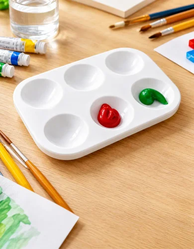 Kit 10 Paletas Godê Para Pinturas Tinta Aquarela Escolar