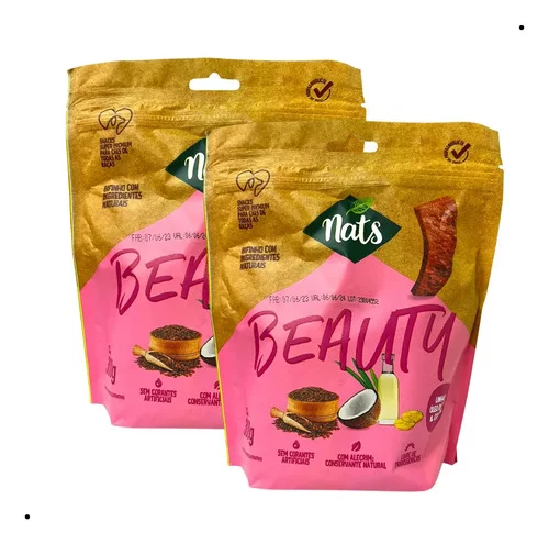 Kit 2 Bifinho Beauty Nats P/ Cães 300g Cada
