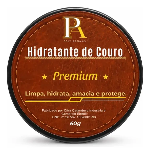 Kit 2 Ceras Hidratante De Couro Limpa Hidrata Amacia Protege