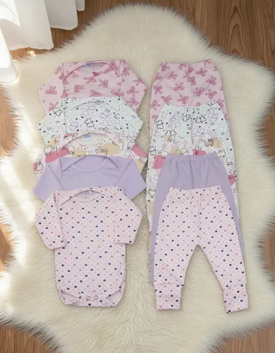 Kit 3 Conjunto Body E Mijão Feminino 6 Peças