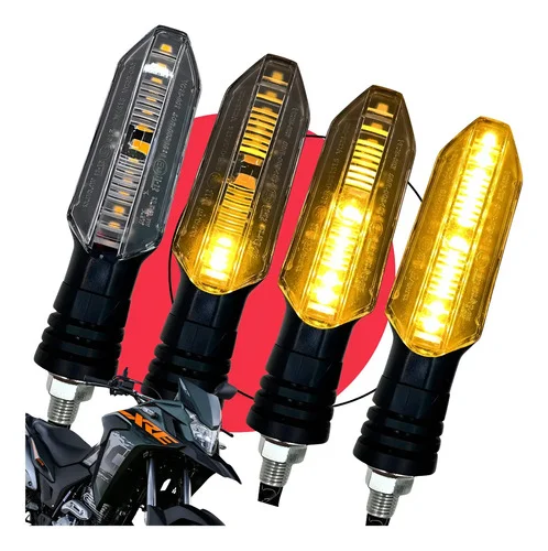 Kit 4 Piscas Seta Twister Titan Fan 125-150 Xre Cb 300 Bros