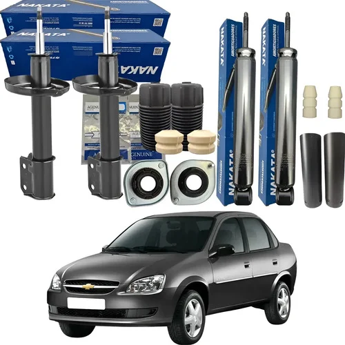 Kit Amortecedor Dianteiro Traseiro Nakata Corsa Celta Prisma