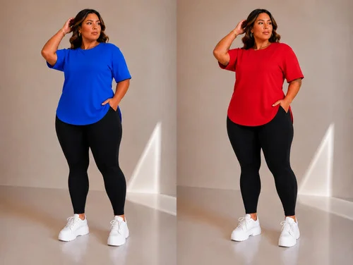 Kit Blusas Plus Size Academia Camiseta Feminina Confortável