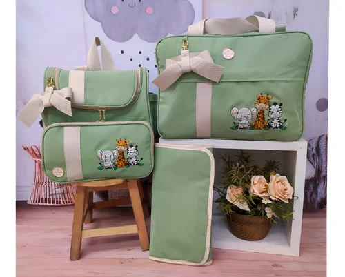 Kit Bolsa Bebê Saída De Maternidade Menino Menina