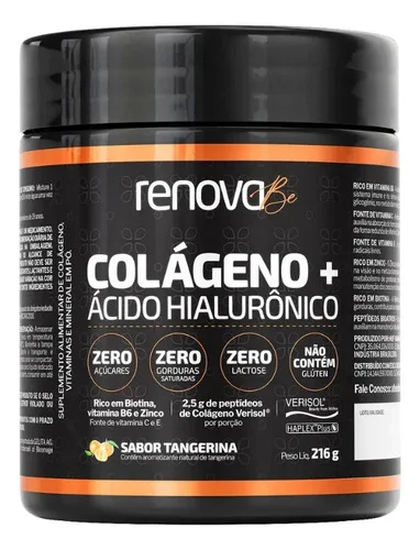 Kit Colágeno Verisol Com Ácido Hialurônico Renova Be