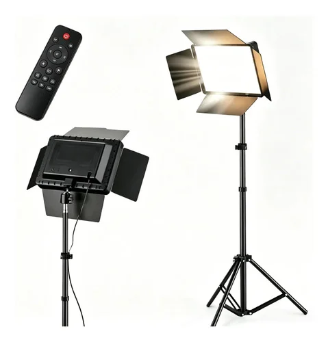 Kit Iluminaç Painel Luz Led Rl900 Tripé 2,1m Live Foto