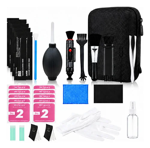 Kit Limpeza Câmera 17 Peças Lente Sensor Dslr Mirrorless