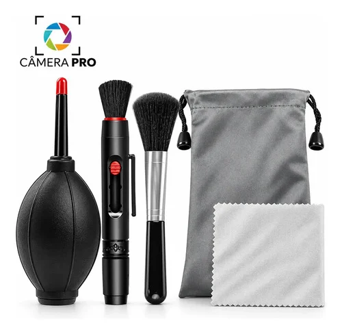Kit Limpeza Fotográfica Camera Lentes Acessórios Reflex 5-1 Camerapro