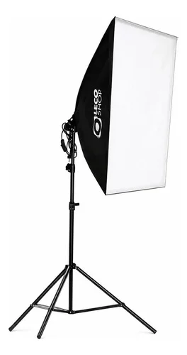 Kit Luz Contínua Softbox 50 X 70 + Tripe 2m Estúdio Vídeo