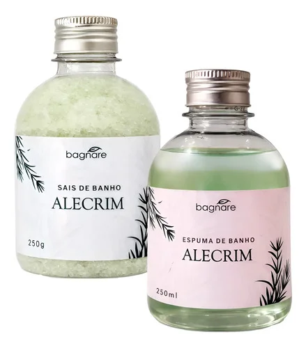Kit Sais E Espuma Banho Banheira Hidromassagem Aromatico