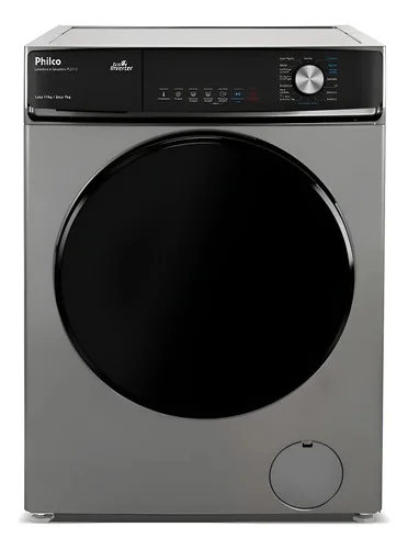 Lava E Seca Philco Eco Inverter 11kg Titânio Pls11c Titânio