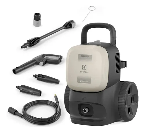 Lavadora de Alta Pressão Lava Jato UWS2250 Lava Car Electrolux 2250PSI com 1800W Potencia UltraWash com Dispenser Detergente Integrado Alça Retrátil Cabo Elétrico 5 metros