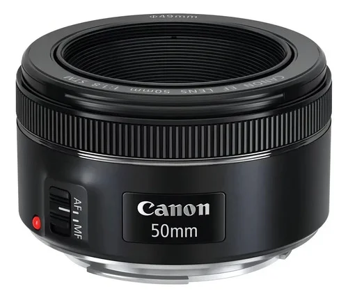 Lente Canon Ef 50mm F/1.8 Stm Cor Preto