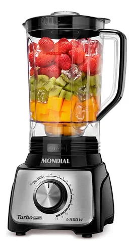 Liquidificador Turbo, Mondial, 1100W - L-1100 BI
