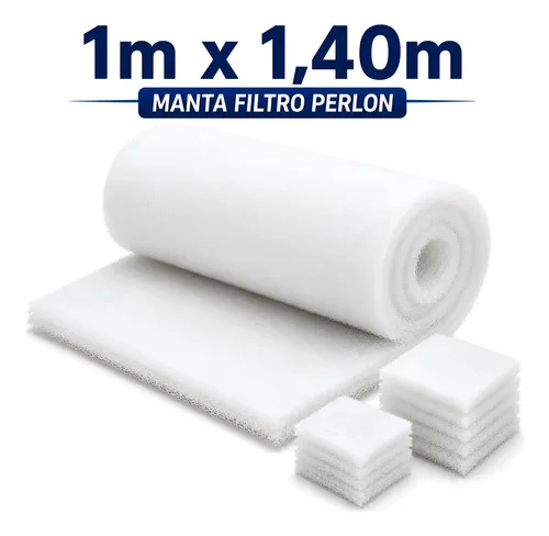Manta Acrílica Lã Perlon Filtro Aquário Sump 1m X 1,40m Top