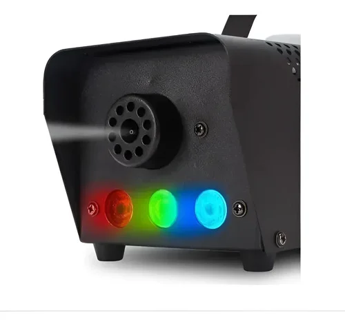 Máquina De Fumaça Rgb 3 Led 700w Controle Duplo 220v Ou 110v