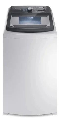 Máquina de Lavar Electrolux 14,5kg Efficient Branca com Cesto inox e Jet&Clean LEE15