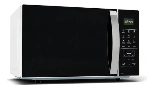 Micro-ondas Britânia BMO38 33 Litros Limpa Fácil 1400W Branco com Preto