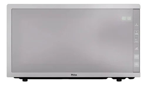 Micro-ondas Philco 33l Acabamento Inox Espelhado Pmo38t 220v