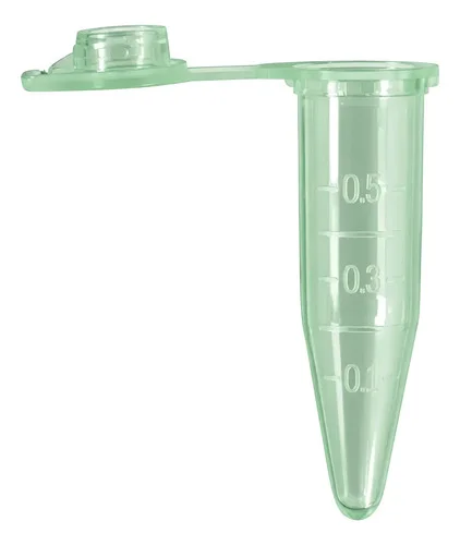 Microtubo Pino 0,5ml Tampa Trava Graduado - Pct 1.000un