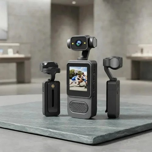 Mini Câmera Filmadora Pro Full Hd 1080p Giro 180º