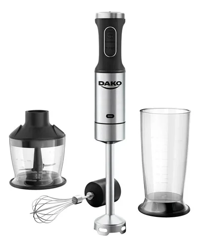 Mixer 3 Em 1 Dako 800w Função Turbo Preto E Inox