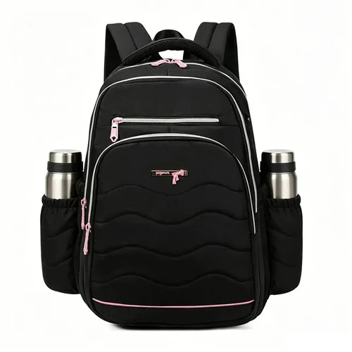 Mochila feminina, impermeável, reforçada, com capacidade para laptop de 15,6 polegadas, 24L, mochila para viagens diárias e para a escola