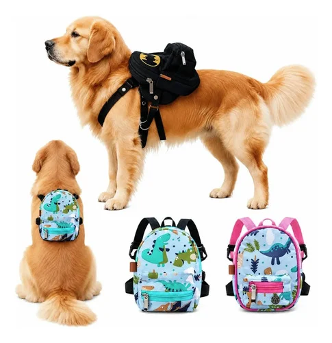 Mochila Pet Cachorro Porte Grande Para Creche E Passeio