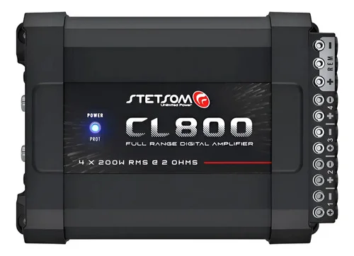 Módulo Amplificador  Stetsom Cl800.4 800w 2 Ohms Estéreo Preto