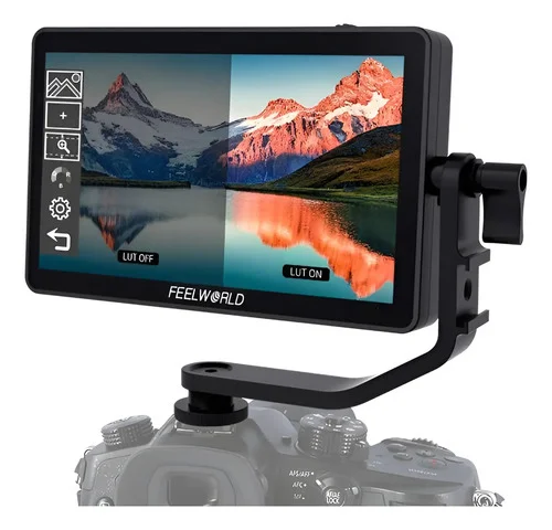 Monitor Feelworld F6 Plus V2 - 6 Pol. 4k - Pronta Entrega!