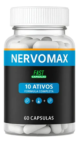 Nervomax 60 Caps,  - Original - O Mesmo Do Site Sem Sabor Sem Sabor