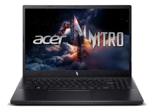 Notebook Acer Gamer Nitro V15 Core I7 13ª Ger. 32gb 512ssd Rtx4060 8gb Nvidia Geforce Tela 165hz Full Hd Linux Anv15-52-76np