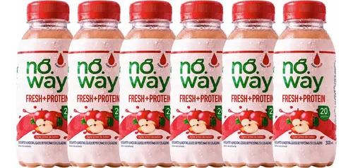 Noway Suco De Maçã 20g Proteína Zero Lactose 6 Unidades