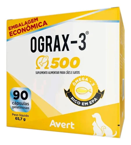 Ograx 3 500mg 90 Cápsulas