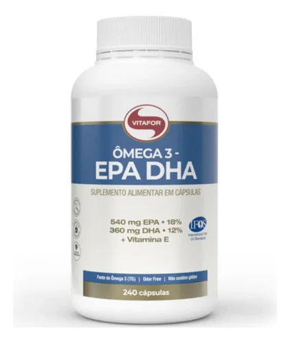 Omega 3 epa dha Vitafor + vitamina E 240cps