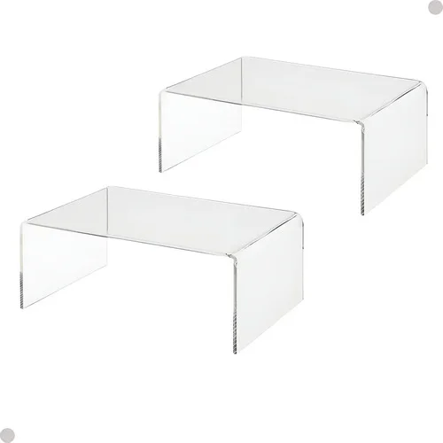 Organizador De Armario Geladeira Em Acrilico 30x19cm - 2pç Transparente