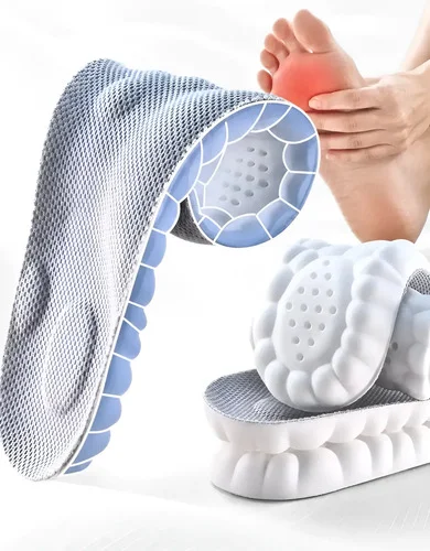 Palmilha De Altissimo Conforto 4d Tênis Sapatos Ortopédica