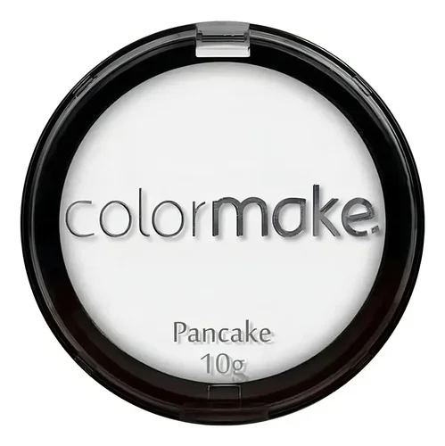 Pancake Pó Branco Colormake 10g Maquiagem Artística Tom Branco