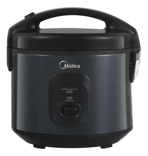 Panela De Arroz Elétrica 3l Preta Midea Cor Preto