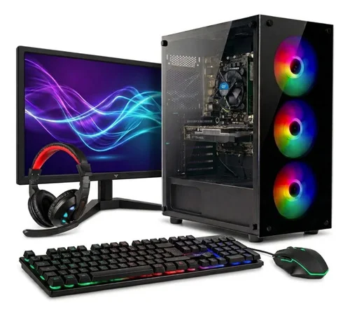Pc Gamer I7 3.4ghz 16gb Ssd 480gb Placa Video 4gb Monitor 19 480 Gb 16 Gb Gt730 4gb