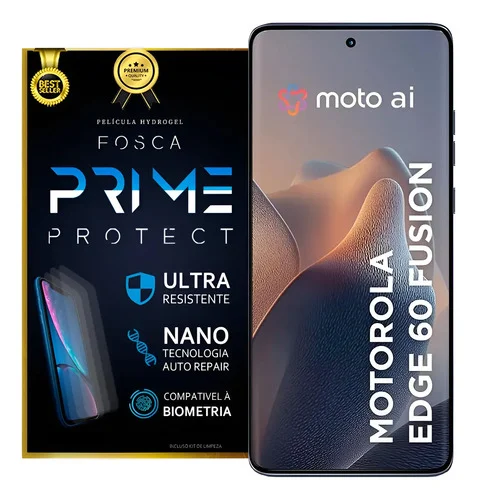 Película Hidrogel Moto Edge 60 Fusion Transparente Ou Fosca