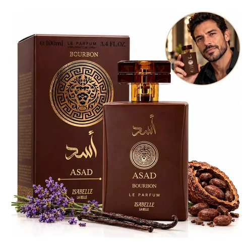 Perfume Árabe Asad Bourbon Original Masculino 100ml Isabelle