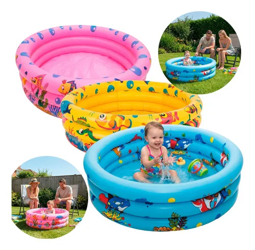 Piscina Infantil Inflável Bebê 40 Litros Criança Verão Praia