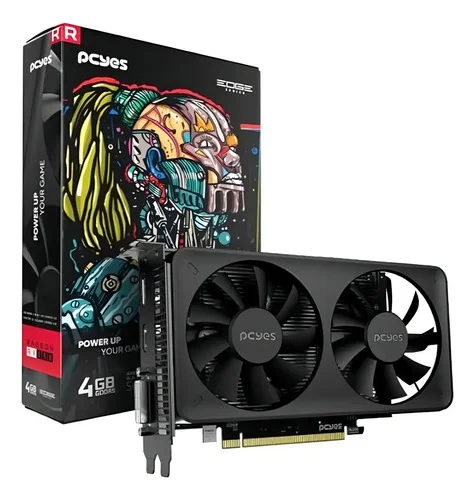 Placa De Vídeo Pcyes Radeon Rx550 4gb Gddr5 Hdmi/dp/dvi Amd