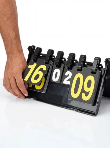 Placar De Mesa Contador De Pontos Manual Marcador Portatil Preto An (anatômico)