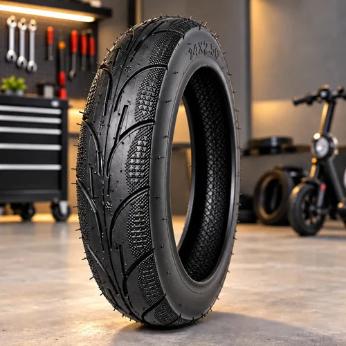 Pneu Bike Elétrica Scooter 14x2.50 Sem Câmara Aro 10