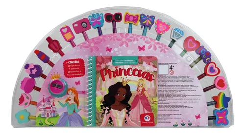 Princesas - Livro com Atividades e Desenhos para Colorir - Ciranda Cultural, Ciranda Cultural - Ciranda Cultural - Capa Mole