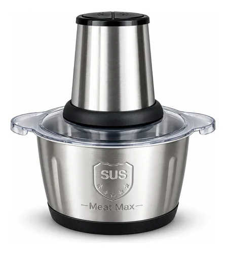 Processador Triturador Elétrico De Alimentos Inox 2 Litros Prateado 127v